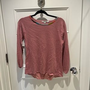 Boden Silk Blend Mixed Media Sweater